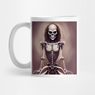 Ballet Skeleton Gothic Dancing Bones Mug